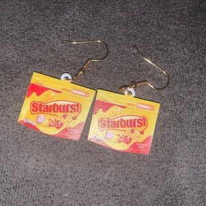 Starburst Candy Snacks Products Earrings -41